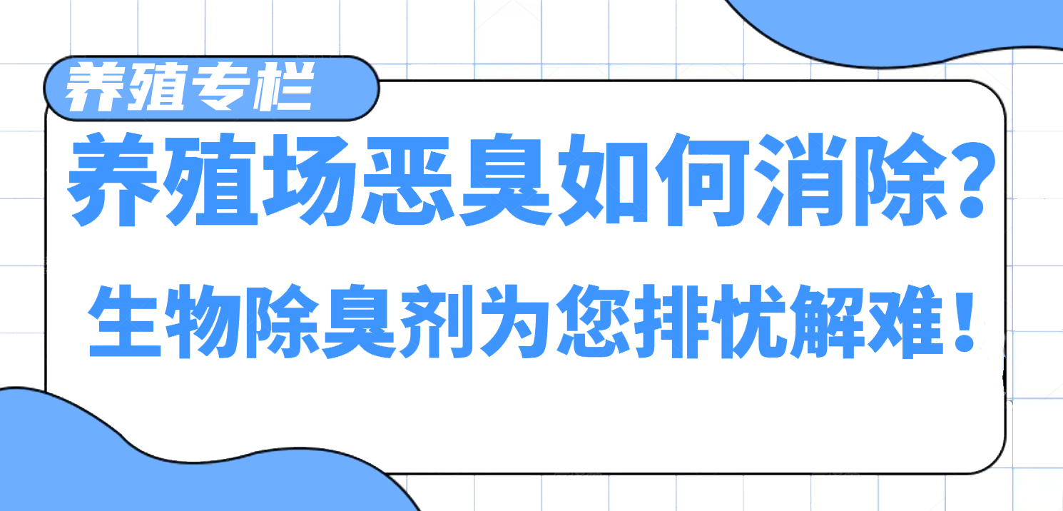 養(yǎng)殖場惡臭如何消除？生物除臭劑為您排憂解難！